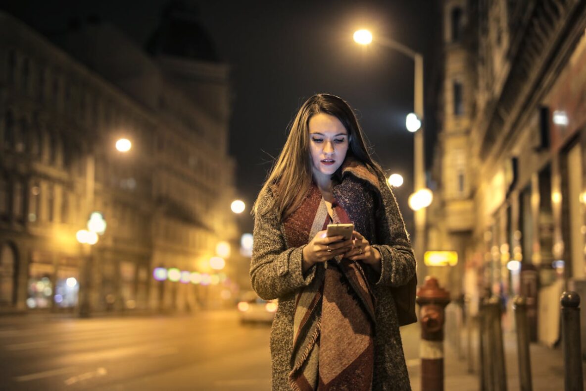 Woman-on-her-phone